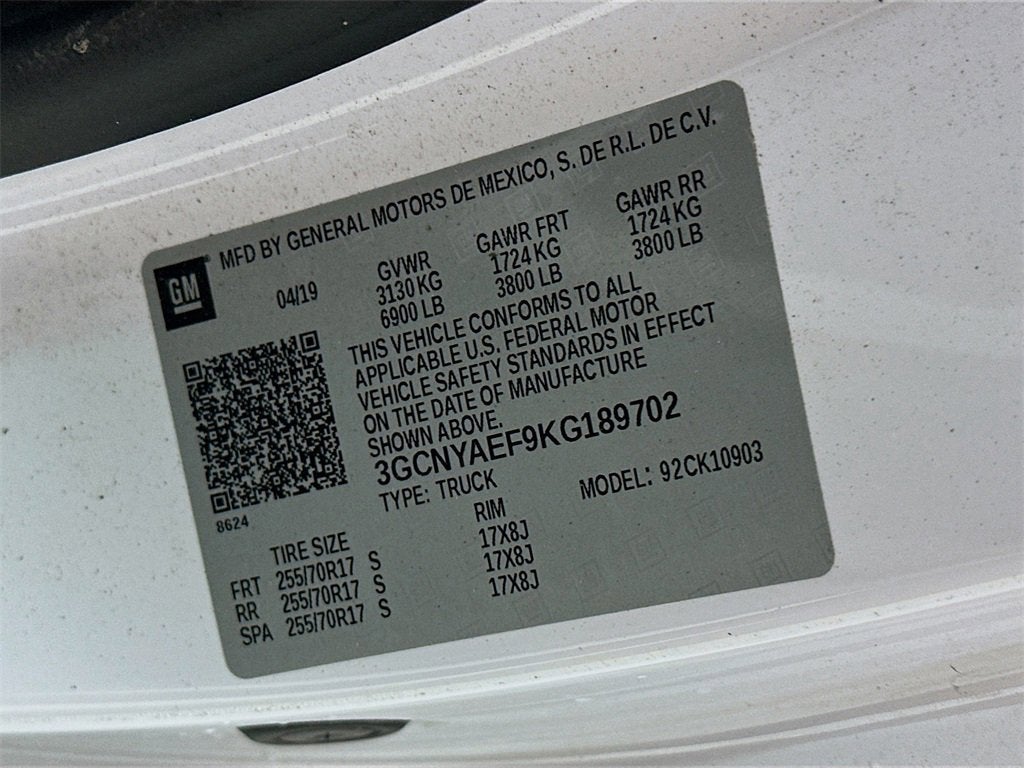 2019 Chevrolet Silverado 1500 Work Truck