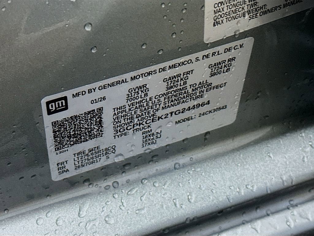 2026 Chevrolet Silverado 1500 Custom Trail Boss