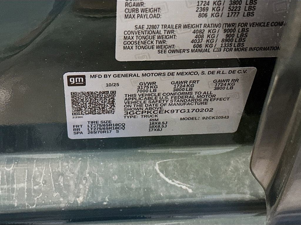 2026 Chevrolet Silverado 1500 Custom Trail Boss