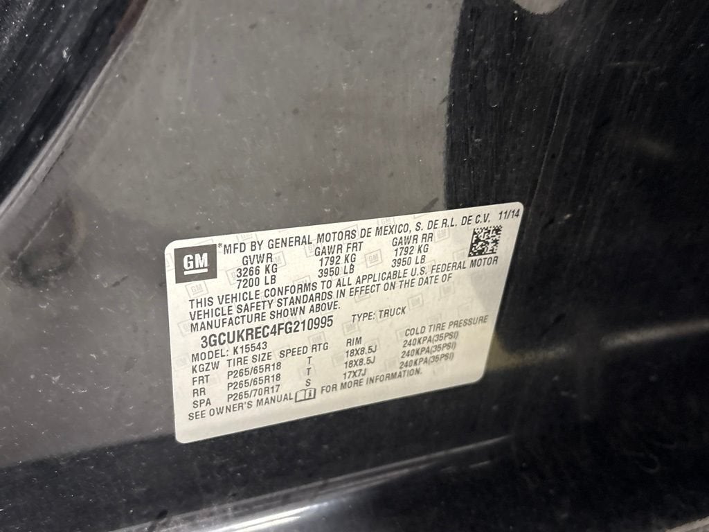 2015 Chevrolet Silverado 1500 LT