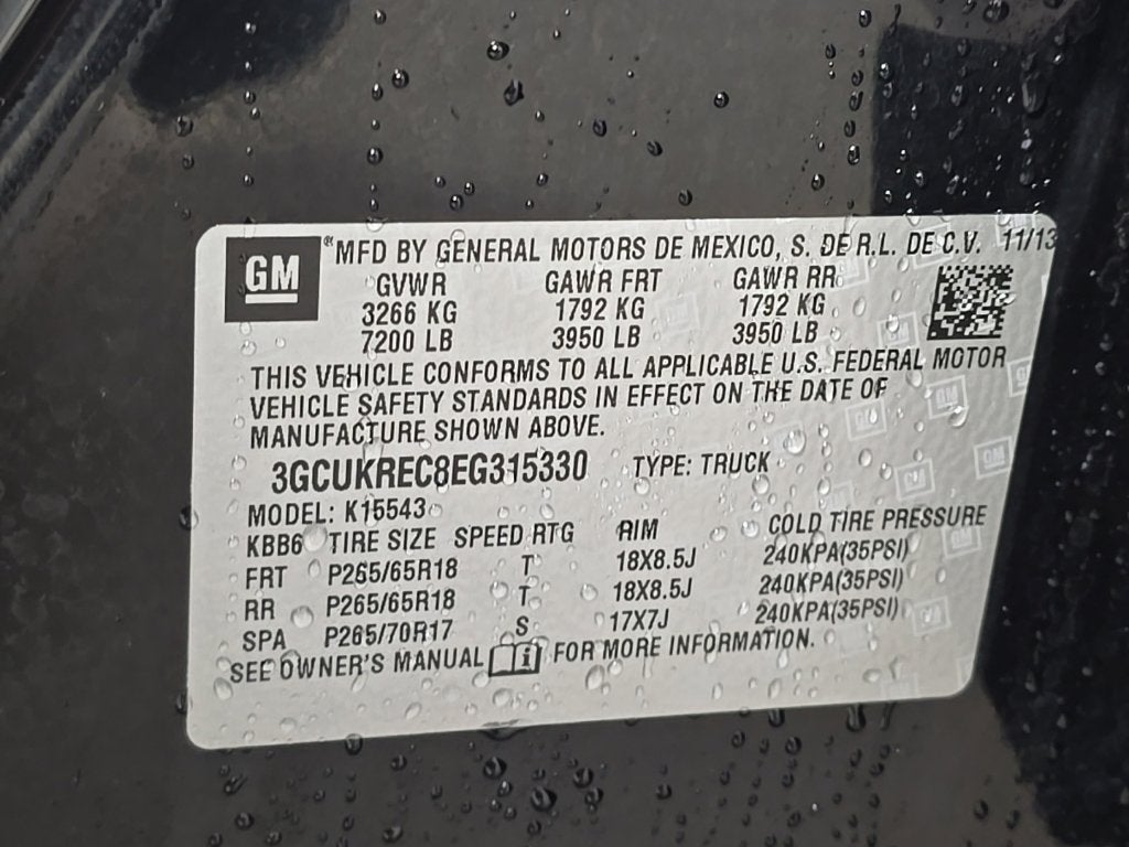 2014 Chevrolet Silverado 1500 LT