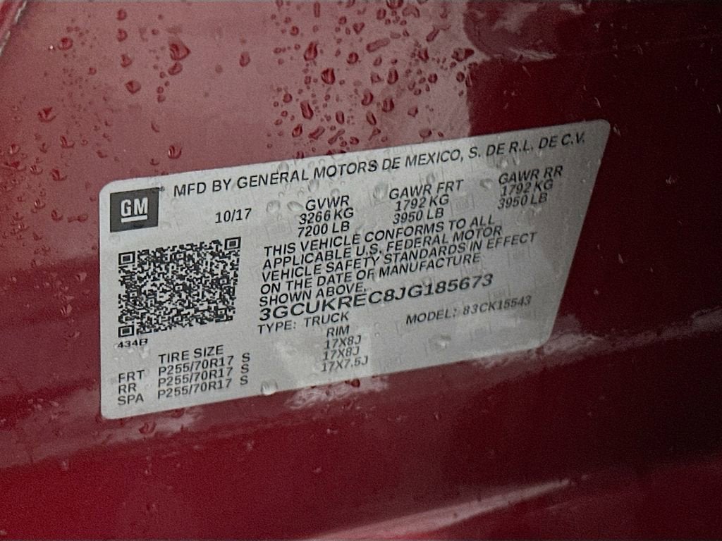 2018 Chevrolet Silverado 1500 LT