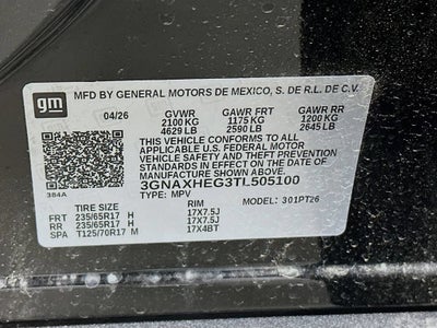 2026 Chevrolet Equinox LT
