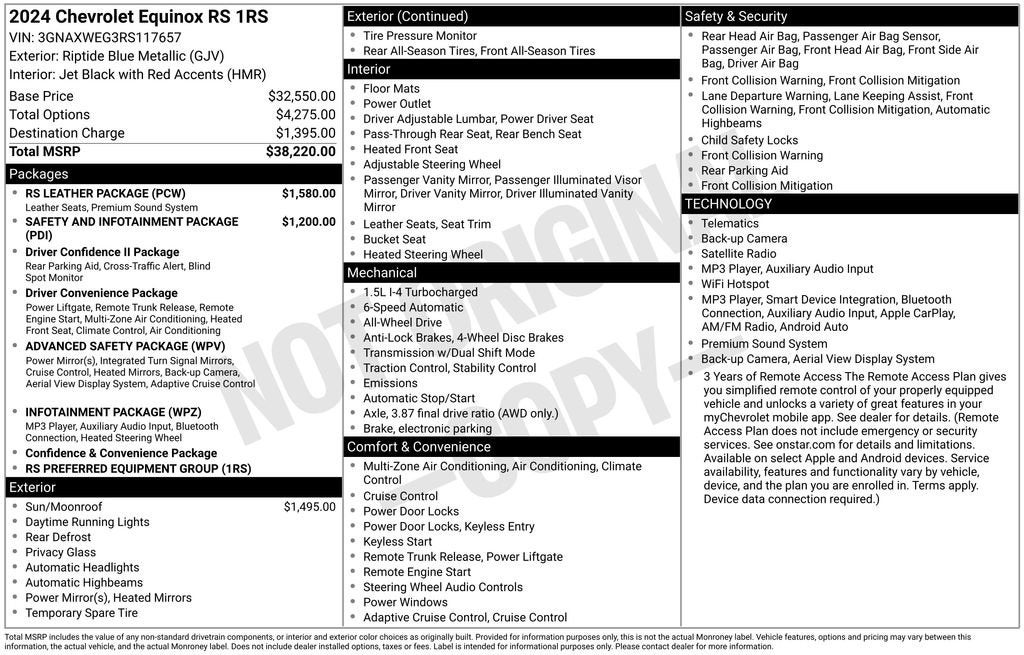 2024 Chevrolet Equinox RS