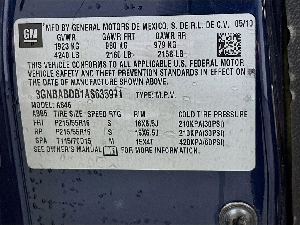 2010 Chevrolet HHR LT w/1LT