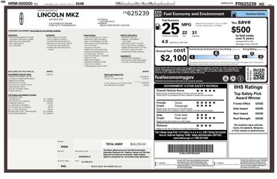 2015 Lincoln MKZ Base