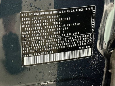 2018 Volkswagen Tiguan S