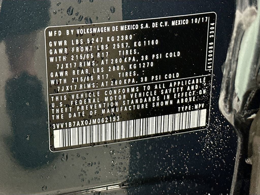 2018 Volkswagen Tiguan S