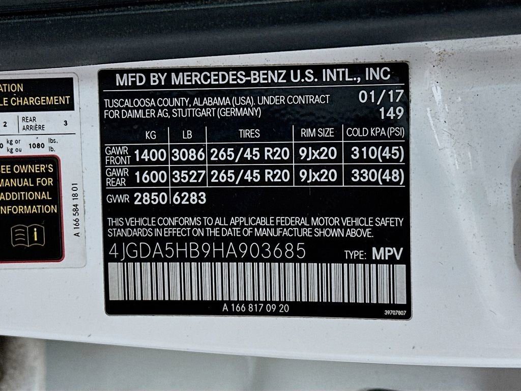 2017 Mercedes-Benz GLE GLE 350