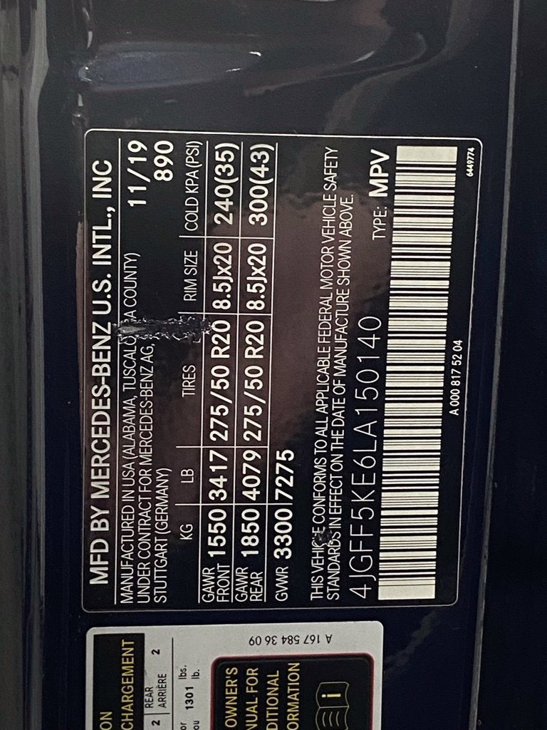 2020 Mercedes-Benz GLS GLS 450