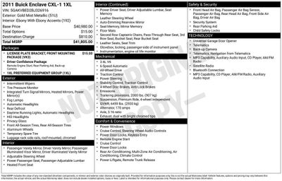 2011 Buick Enclave CXL-1