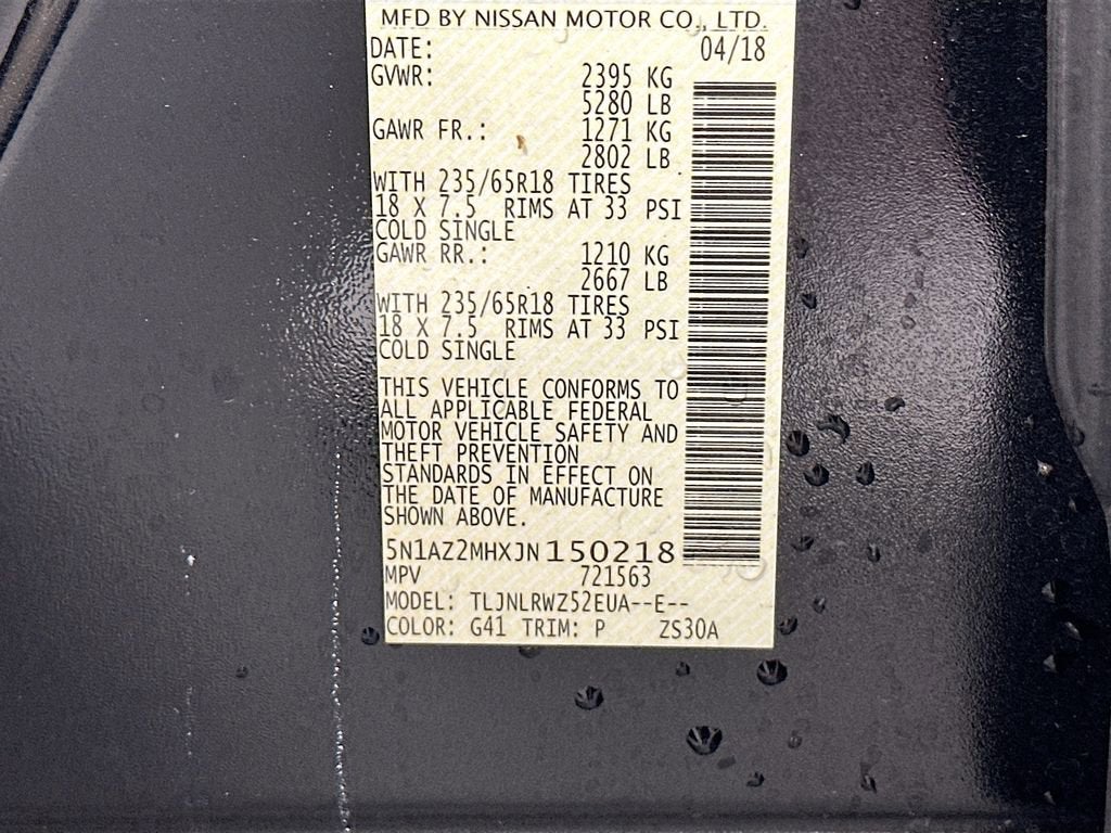 2018 Nissan Murano SL