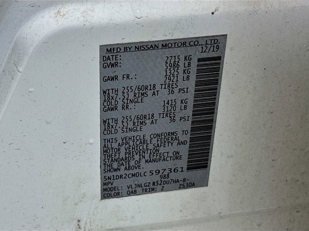 2020 Nissan Pathfinder SL