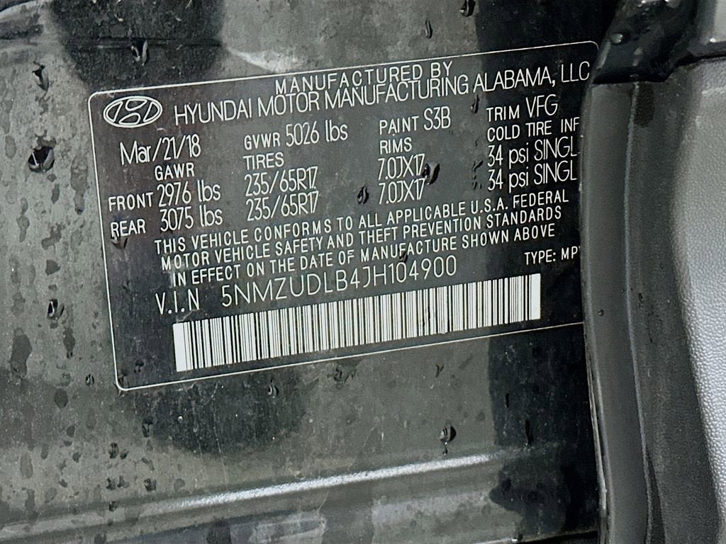 2018 Hyundai Santa Fe Sport 2.4L