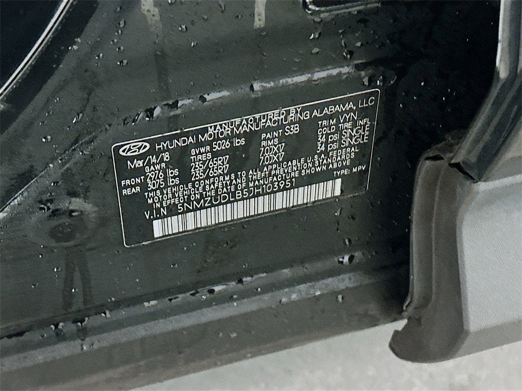 2018 Hyundai Santa Fe Sport 2.4L