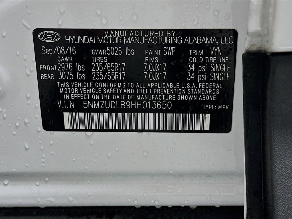 2017 Hyundai Santa Fe Sport 2.4L