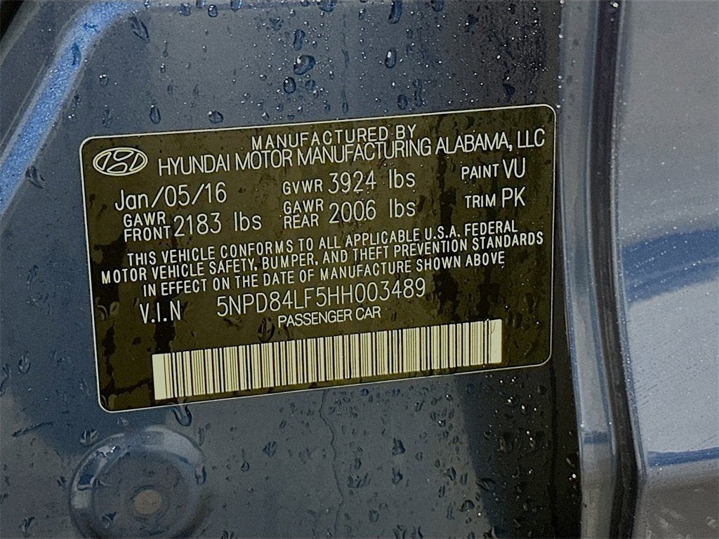 2017 Hyundai Elantra SE