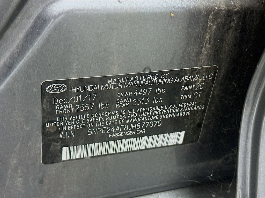 2018 Hyundai Sonata SE