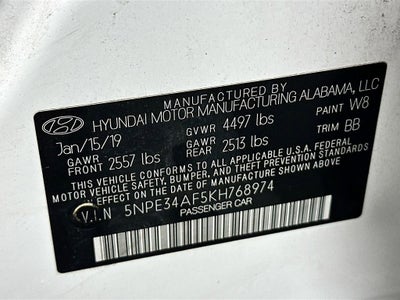2019 Hyundai Sonata SEL