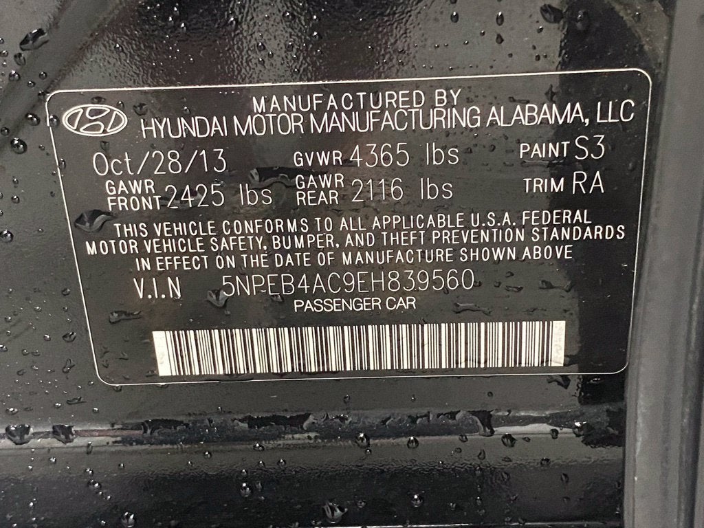 2014 Hyundai Sonata GLS