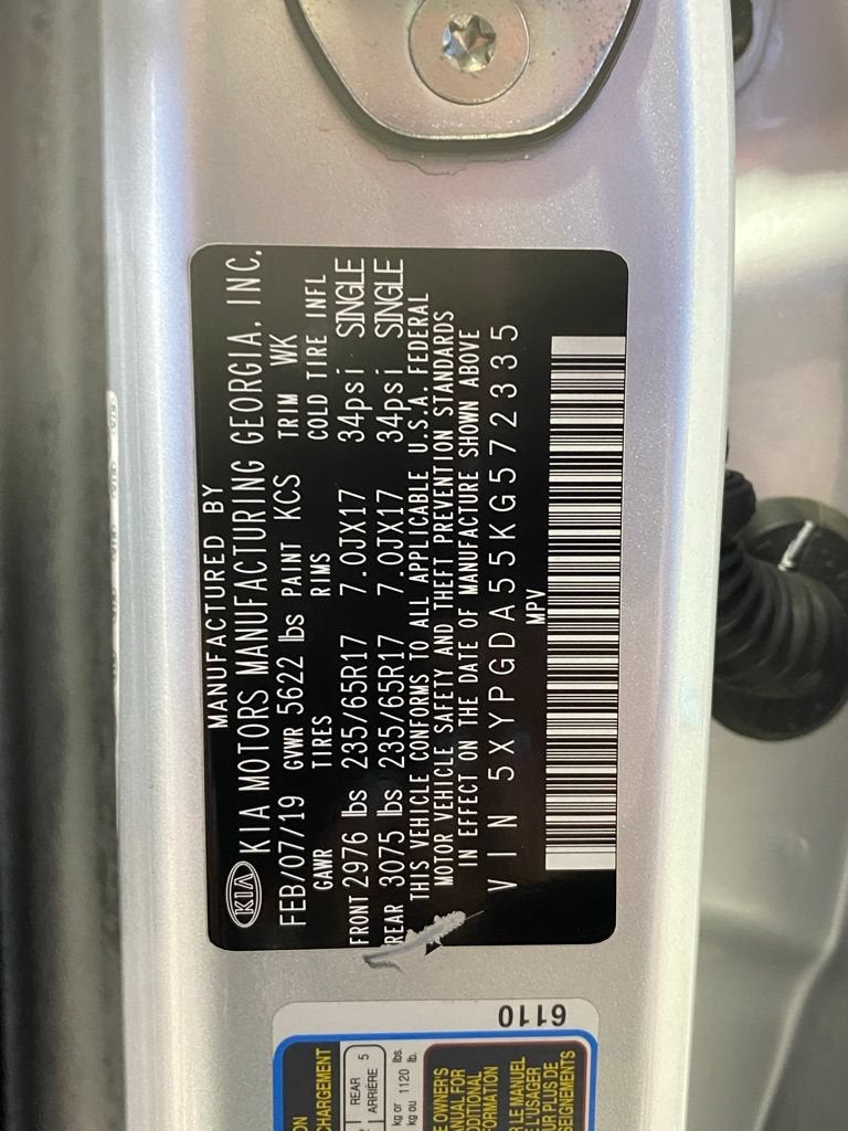 2019 Kia Sorento LX V6