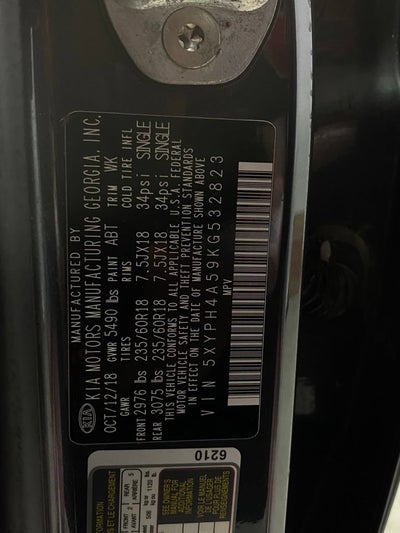 2019 Kia Sorento 3.3L EX