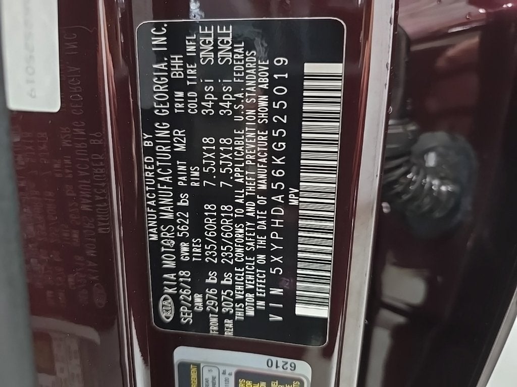 2019 Kia Sorento EX V6