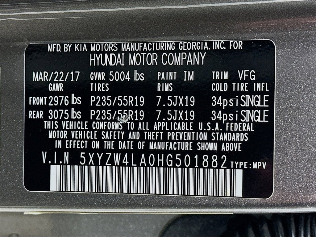 2017 Hyundai Santa Fe Sport 2.0T Ultimate