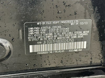 2013 Subaru Impreza Sedan WRX WRX