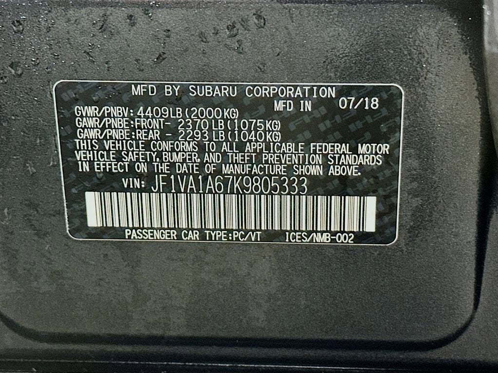 2019 Subaru WRX Base