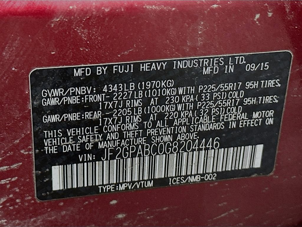 2016 Subaru Crosstrek Premium