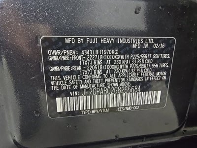 2016 Subaru Crosstrek Premium