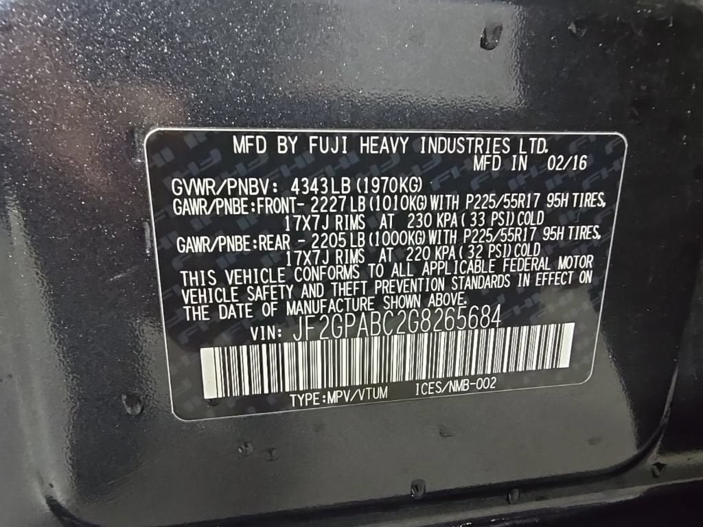 2016 Subaru Crosstrek Premium