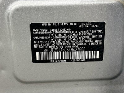 2015 Subaru Forester 2.5i