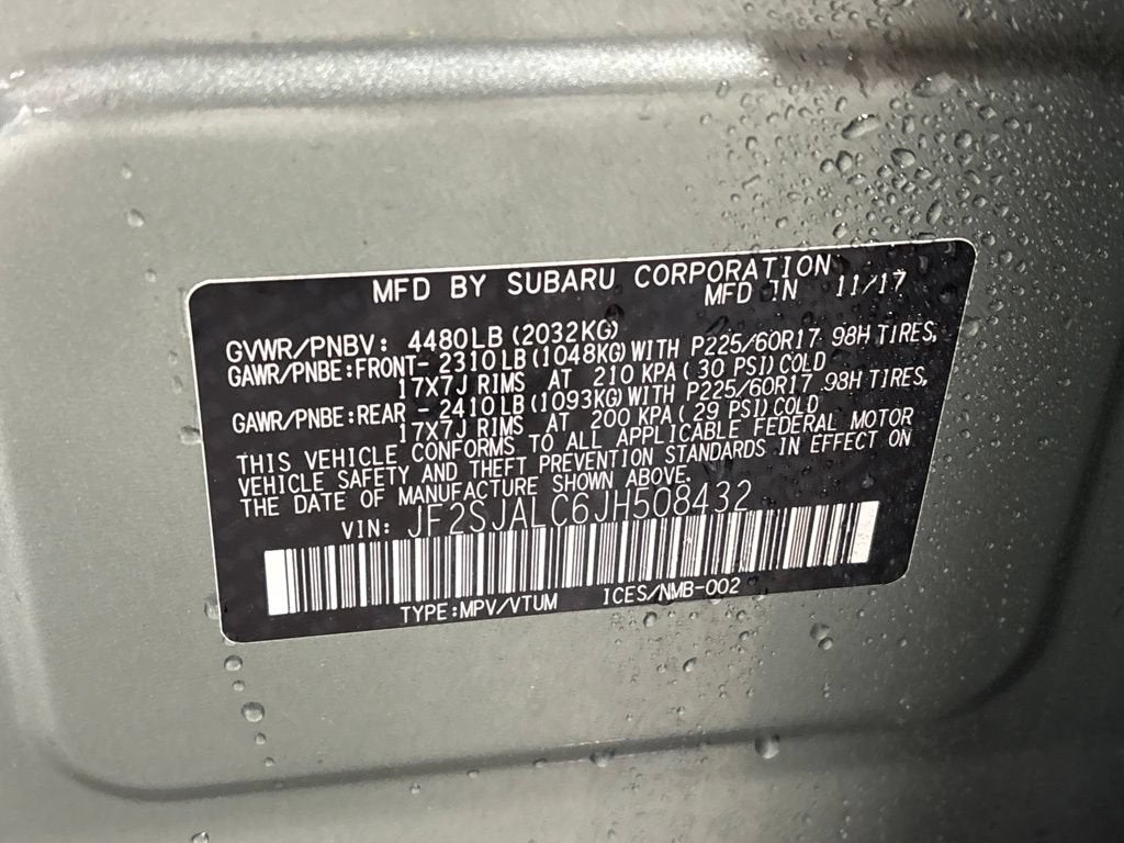 2018 Subaru Forester Limited