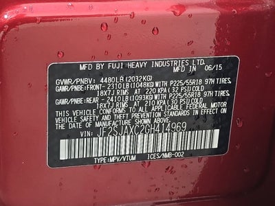 2016 Subaru Forester 2.5i Touring