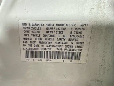 2013 Honda Fit Base