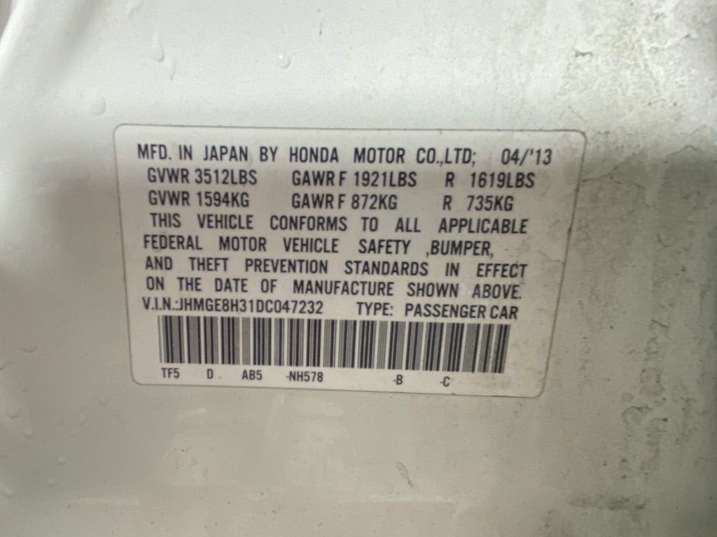 2013 Honda Fit Base