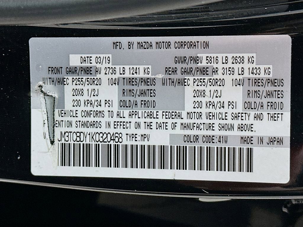 2019 Mazda Mazda CX-9 Grand Touring