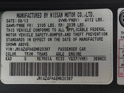 2014 Nissan 370Z Touring