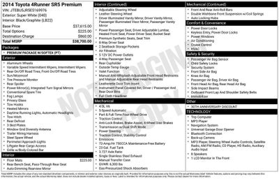 2014 Toyota 4Runner SR5 Premium