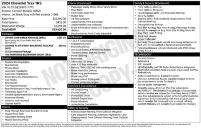 2024 Chevrolet Trax 1RS