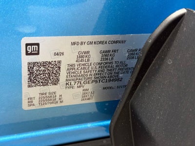 2026 Chevrolet Trax 1RS
