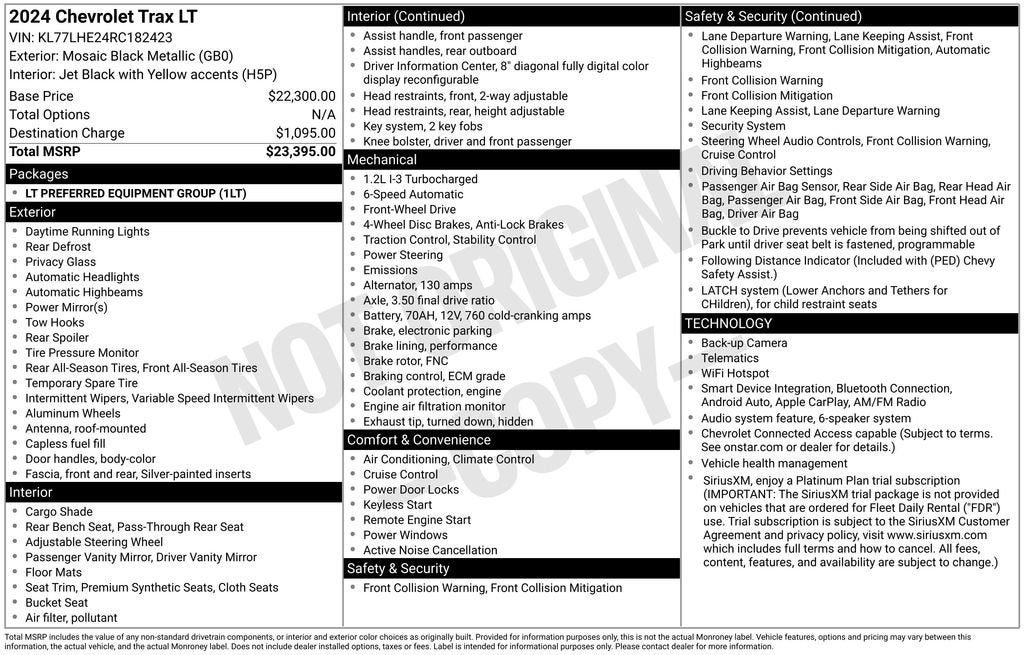 2024 Chevrolet Trax LT