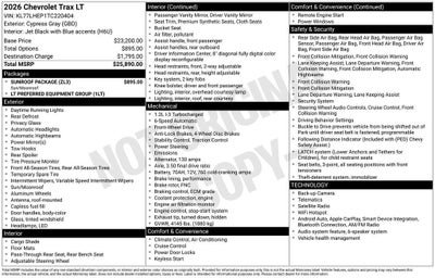 2026 Chevrolet Trax LT