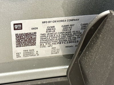 2026 Chevrolet Trax LT