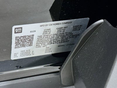 2026 Chevrolet Trax 2RS