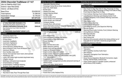 2026 Chevrolet Trailblazer LT