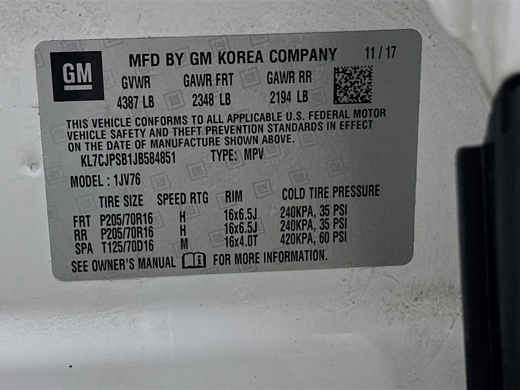 2018 Chevrolet Trax LT