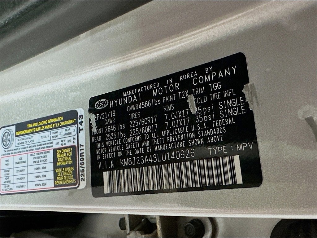 2020 Hyundai Tucson SE